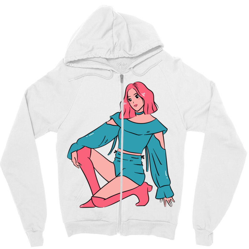 Grease Zipper Hoodie by PAULAWRENCE | Artistshot