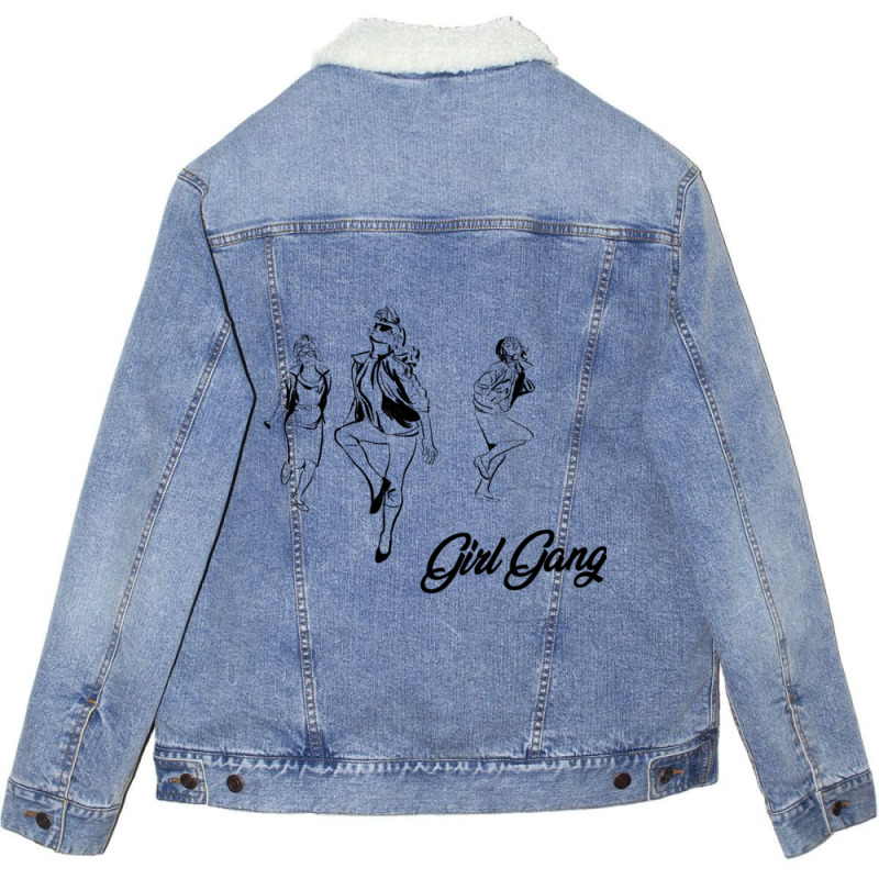 Girl Gang Unisex Sherpa-lined Denim Jacket | Artistshot