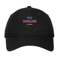 Distressed Team Castellanos Proud Family Last Name Surname T Shirt Adjustable Cap | Artistshot