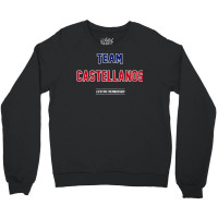 Distressed Team Castellanos Proud Family Last Name Surname T Shirt Crewneck Sweatshirt | Artistshot