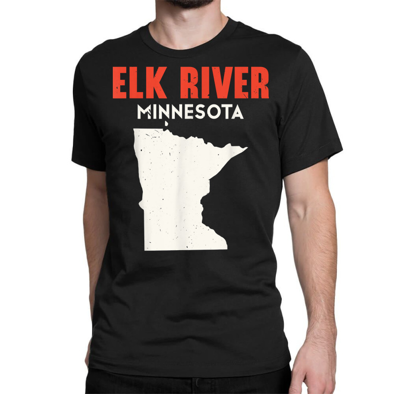 Elk River Minnesota Usa State America Travel Minnesotan T Shirt Classic T-shirt by toraprqwfg | Artistshot