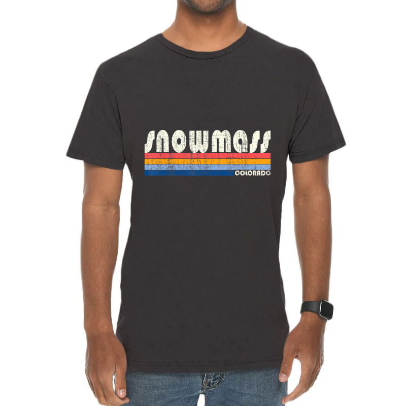 Vintage 70s 80s Style Snowmass Co Vintage T-Shirt by bummercaught | Artistshot