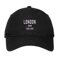 Vintage London England Vintage Souvenir Gift England Flag Adjustable Cap | Artistshot