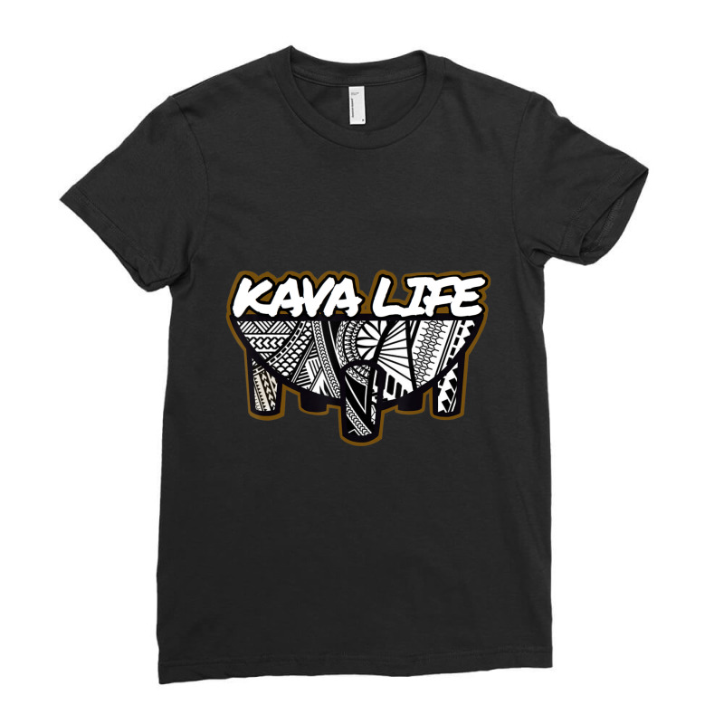 Polynesian Island Root Kava Life Ladies Fitted T-Shirt by degreesgunner | Artistshot