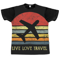 Vintage Travel World Traveler Themed Gift Love Traveling Graphic T-shirt | Artistshot