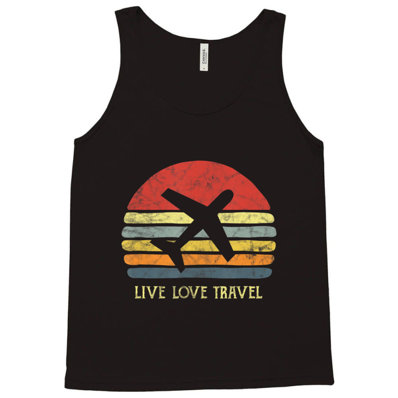 Vintage Travel World Traveler Themed Gift Love Traveling Tank Top | Artistshot