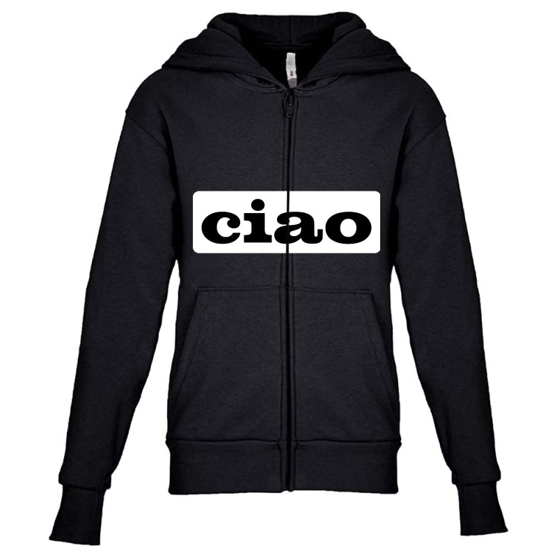 Ciao (2) Youth Zipper Hoodie by Jankonen637 | Artistshot