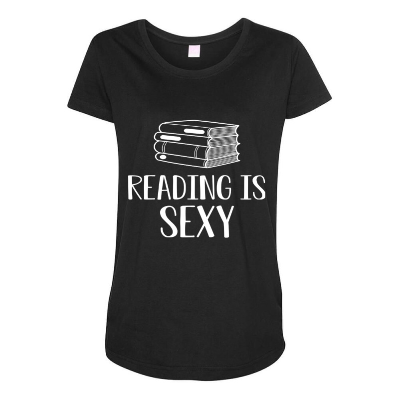 Reading Is Sexy (2) Maternity Scoop Neck T-shirt by greggjvandervor | Artistshot