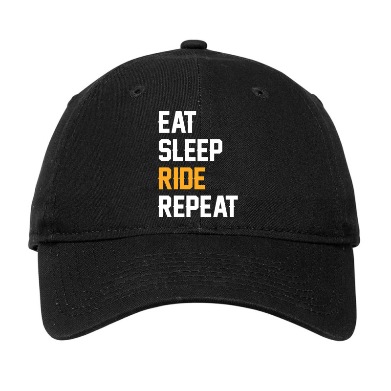 Eat Sleep Ride Repeat-ztoqr Adjustable Cap by Inmamlil638 | Artistshot