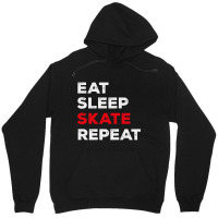 Eat Sleep Skate Repeat-7lihe Unisex Hoodie | Artistshot