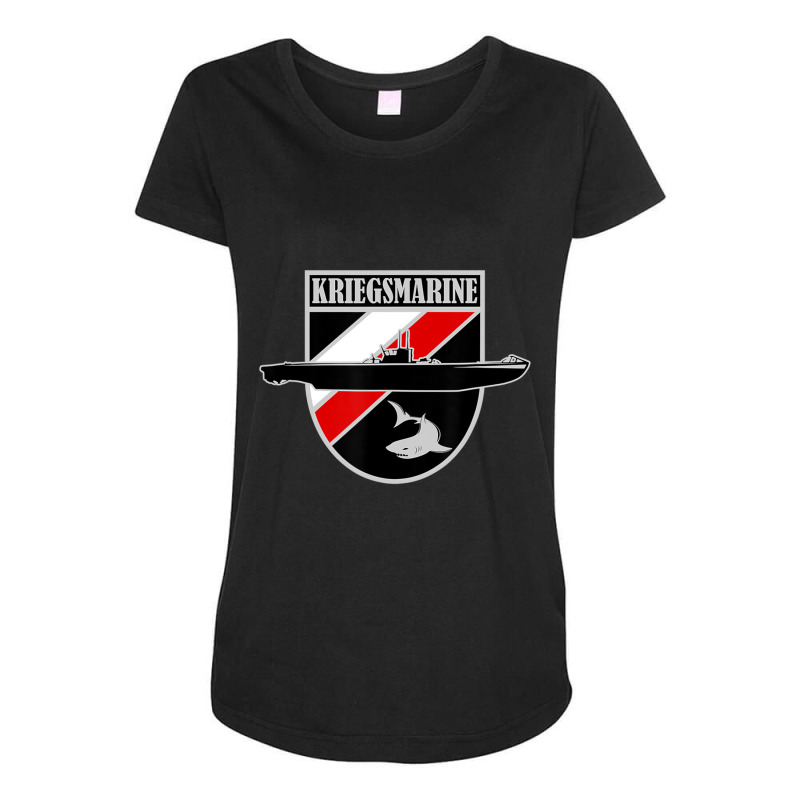 Ww2 German Uboat Kriegsmarine Maternity Scoop Neck T-shirt by bummercaught | Artistshot