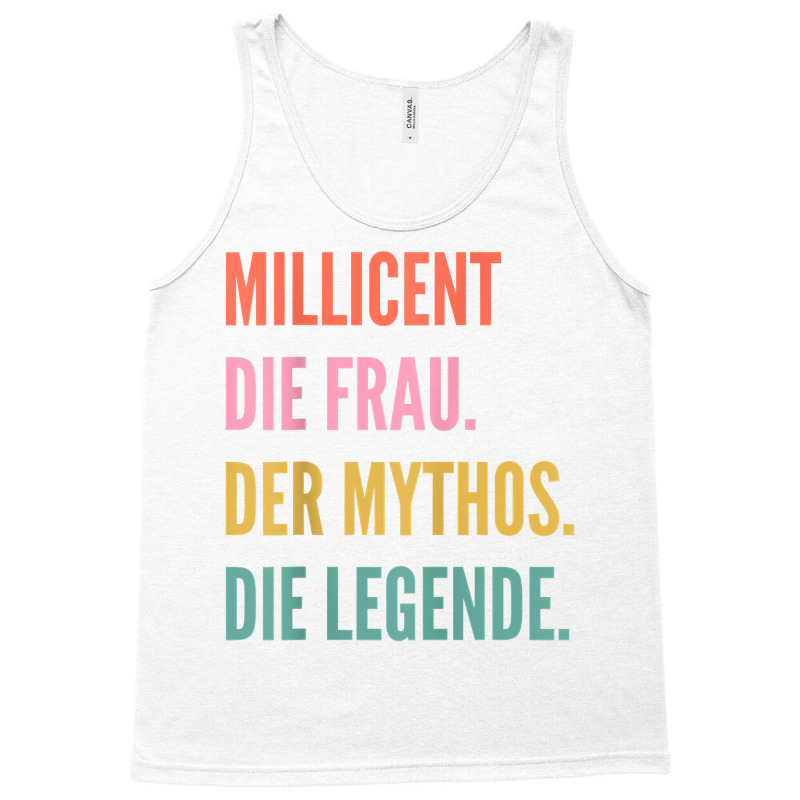 Funny German First Name Design   Millicent T Shirt Tank Top by toraprqwfg | Artistshot