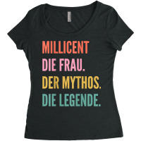 Funny German First Name Design   Millicent T Shirt Women's Triblend Scoop T-shirt | Artistshot