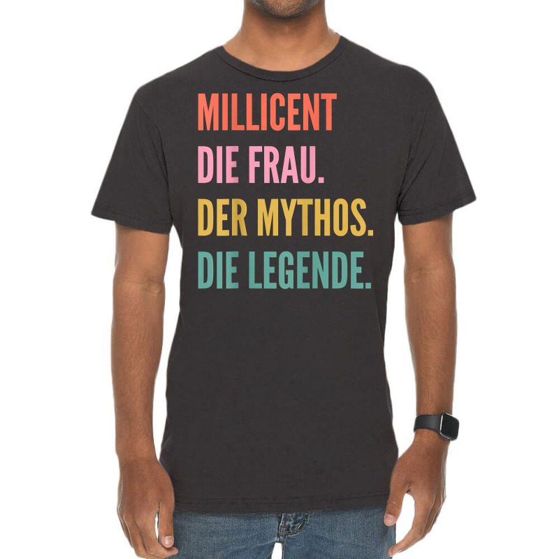 Funny German First Name Design   Millicent T Shirt Vintage T-Shirt by toraprqwfg | Artistshot