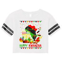 Happy Kwanzaa 7 Principles Of Kwanzaa December 26 January T Shirt Scorecard Crop Tee | Artistshot