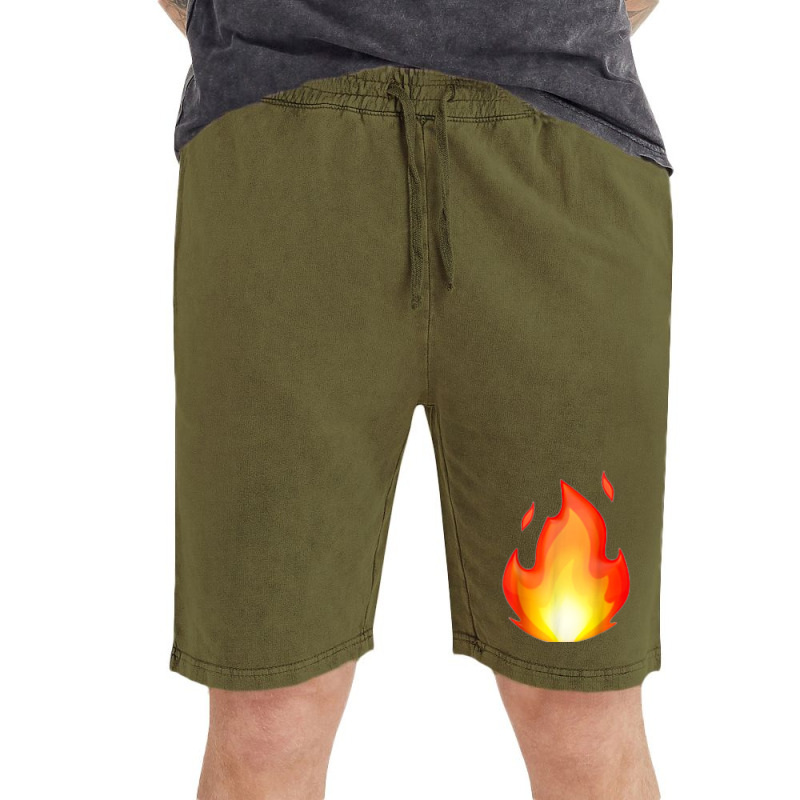 Hot Fire Clothing Lit Outfit Displays Heat Of Burning Fire T Shirt Vintage Short by lexzalar2o | Artistshot