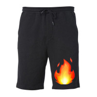 Hot Fire Clothing Lit Outfit Displays Heat Of Burning Fire T Shirt Fleece Short | Artistshot