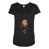 Air Canada Caricature Maternity Scoop Neck T-shirt | Artistshot