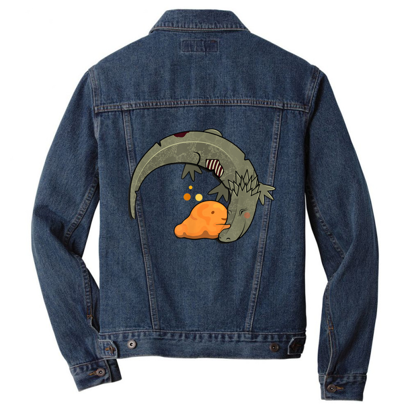 Scp 999 + Scp 682 Tickle Monster + Hard To Destroy Reptile Men Denim Jacket by JemmaLyna | Artistshot