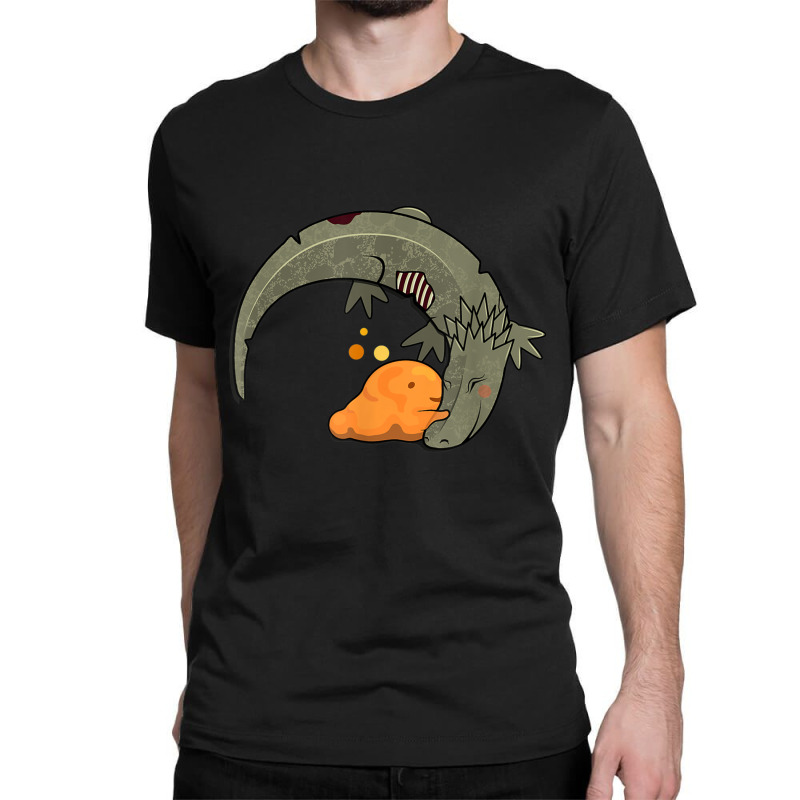 Scp 999 + Scp 682 Tickle Monster + Hard To Destroy Reptile Classic T-shirt by JemmaLyna | Artistshot