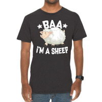 I'm A Sheep Lamb Farm Country Farming Animals Lover Vintage T-shirt | Artistshot