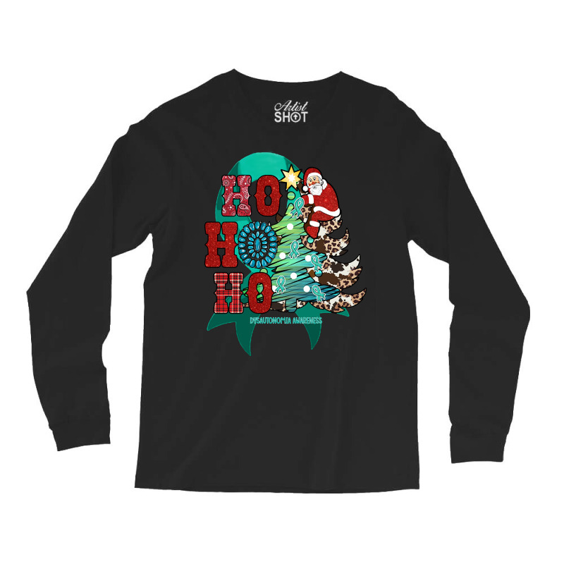 Dysautonomia Awareness Awareness - Santa Claus Western Christmas Long Sleeve Shirts | Artistshot