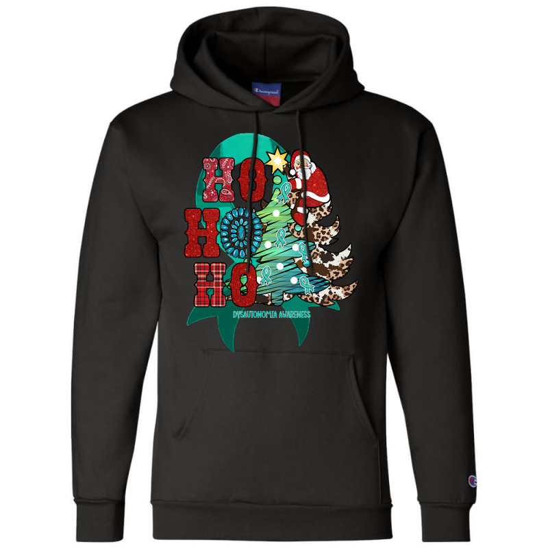 Dysautonomia Awareness Awareness - Santa Claus Western Christmas Champion Hoodie | Artistshot