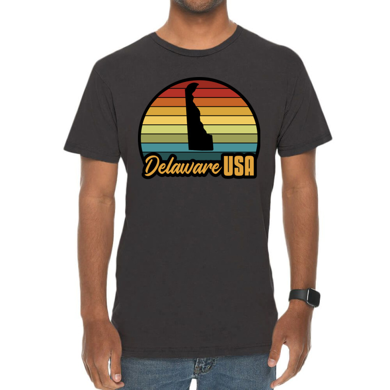 Delaware Usa Love Vintage T-shirt | Artistshot