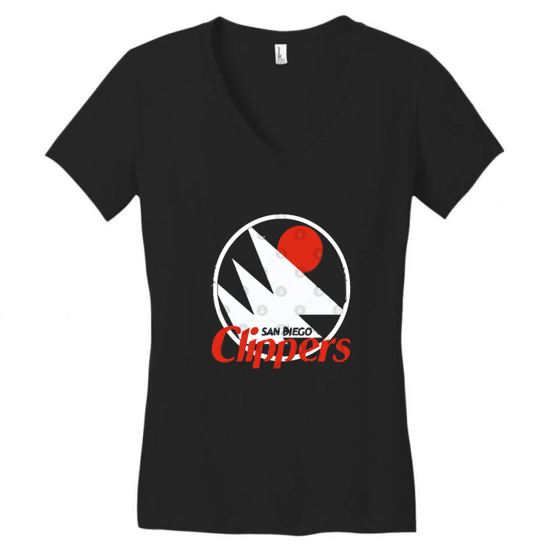 Clippers Women's V-Neck T-Shirt by GeorgieUnsicker | Artistshot