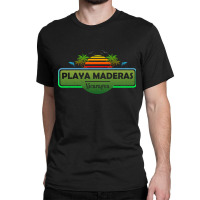 Playa Maderas Beach Nicaragua Palm Trees Sunset Summer Have Classic T-shirt | Artistshot