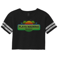 Playa Maderas Beach Nicaragua Palm Trees Sunset Summer Have Scorecard Crop Tee | Artistshot