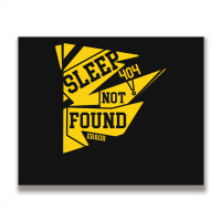 Sleep Not Found Metal Print Horizontal | Artistshot