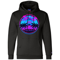 Playa Maderas Beach Nicaragua Palm Trees Sunset Summer Tee Champion Hoodie | Artistshot