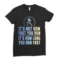 Funny Long Distance Runner Xc Coach Cross Country Gift Ladies Fitted T-shirt | Artistshot