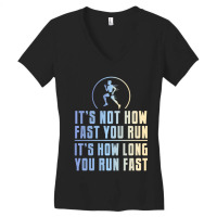 Funny Long Distance Runner Xc Coach Cross Country Gift Women's V-neck T-shirt | Artistshot