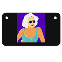 Patricia Arquette Him Motorcycle License Plate | Artistshot