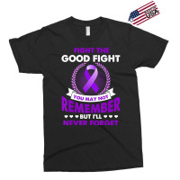 Fight The Good Fight Never Forget Alzheimer Awareness Gift (2) Exclusive T-shirt | Artistshot