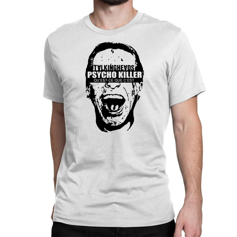 Custom Talking Heads T Shirt American Psycho Killer 80s Vintage