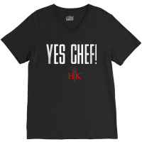 Hell's Kitchen Yes Chef V-neck Tee | Artistshot