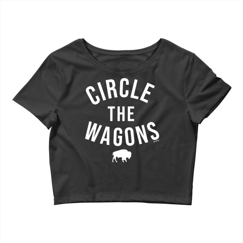 Circle The Wagons Crop Top by AmandaGoodrich | Artistshot