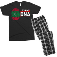 Its In My Dna National Flag Maldivian Patriotic Maldives T Shirt Men's T-shirt Pajama Set | Artistshot