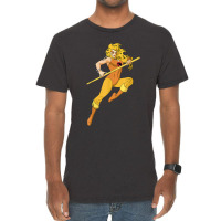 Thundercats Cheetara Portrait Vintage T-shirt | Artistshot