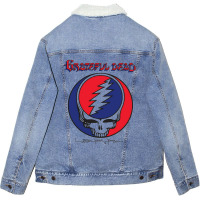 The Grateful Moon Anf Sun Dead Unisex Sherpa-lined Denim Jacket | Artistshot