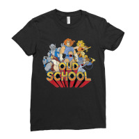 Thundercats Old School Group Shot Ladies Fitted T-shirt | Artistshot