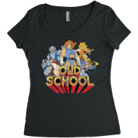 Thundercats Old School Group Shot Women's Triblend Scoop T-shirt | Artistshot