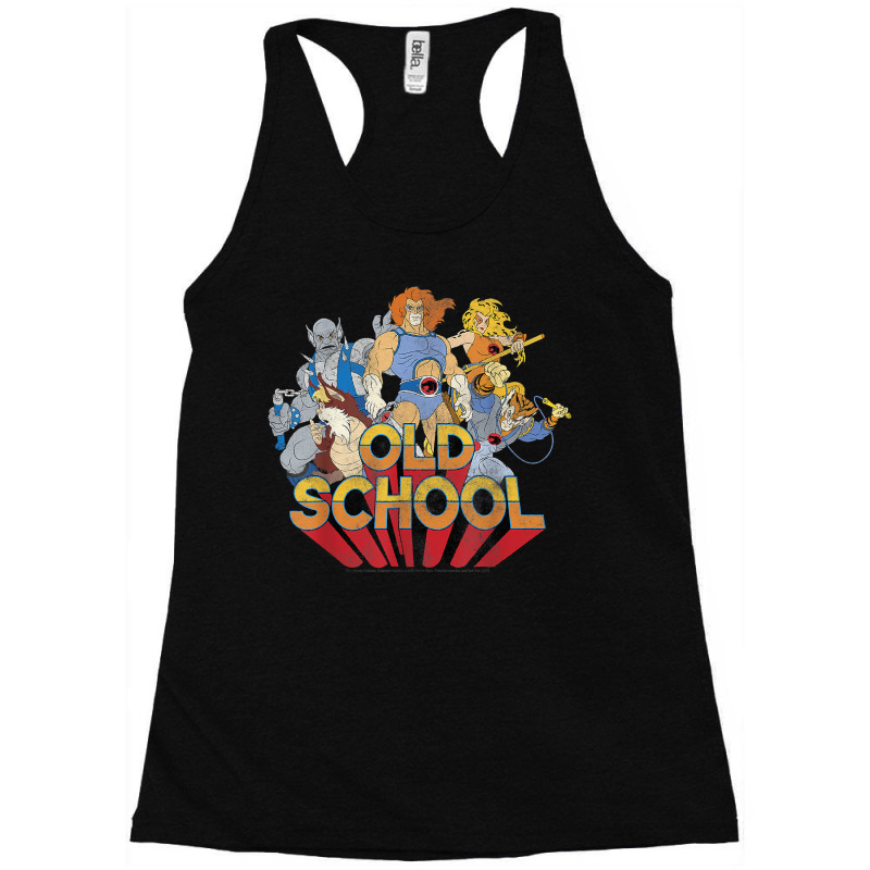 Thundercats Old School Group Shot Racerback Tank by GretchenJennie | Artistshot