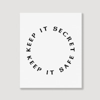 Keep It Secret Keep It Safe Portrait Canvas Print | Artistshot