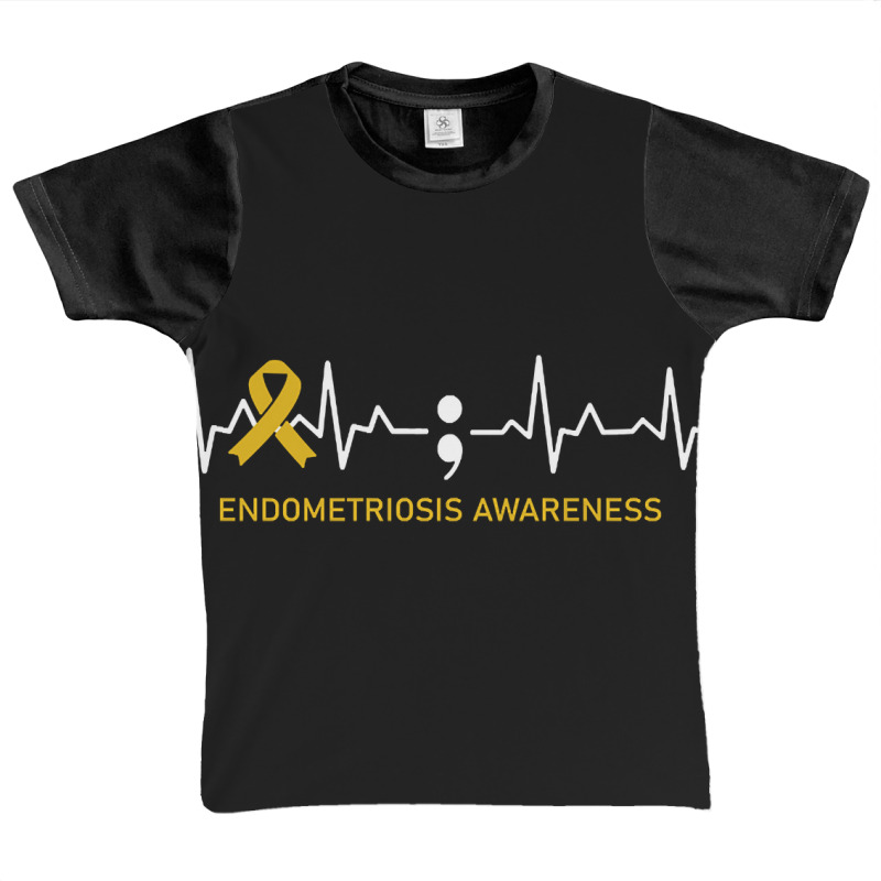 Endometriosis Awareness Heartbeat - In This Family We Fight Together-f Graphic Youth T-shirt by declangreenwood | Artistshot