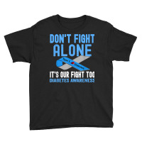 I Love Someone Blue Grey T1d Type 1 Diabetes Awareness T Shirt Youth Tee | Artistshot