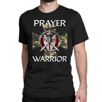 Christian Prayer Warrior Green Camo Cross Religious Messages Classic T-shirt | Artistshot